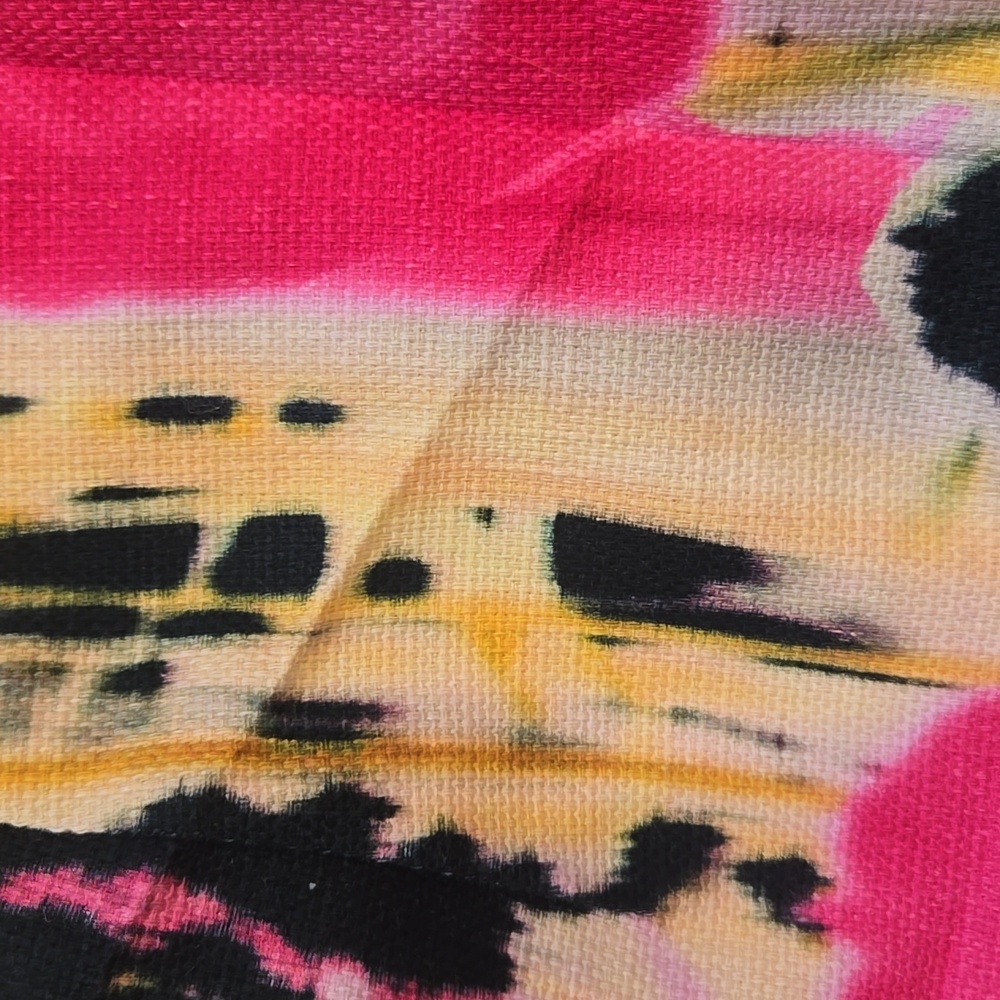 Tabitha Abstract Floral Watercolor Mini Skirt - Picture 4 of 7